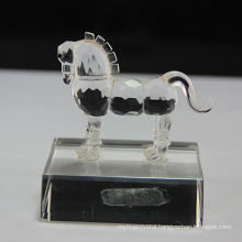 Hot sale crystal glass horse figurines